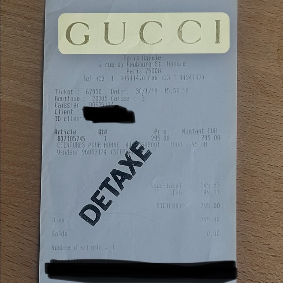 Gucci marmont gold buckle belt 100% authentic - Picture 6 of 6